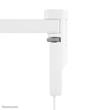 Neomounts DS22-840WH6 stalo kištukinis lizdas su spaustuku, USB-C ir USB-A prievadais – greitas įkrovimas