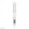 Neomounts DS22-840WH6 stalo kištukinis lizdas su spaustuku, USB-C ir USB-A prievadais – greitas įkrovimas