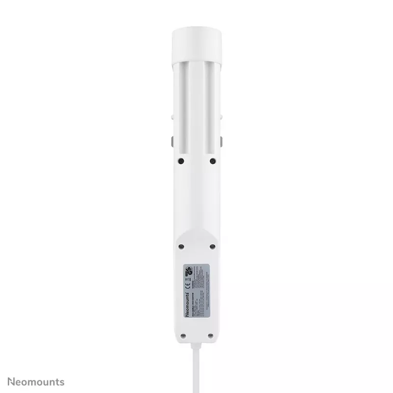 Neomounts DS22-840WH6 stalo kištukinis lizdas su spaustuku, USB-C ir USB-A prievadais – greitas įkrovimas