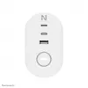 Neomounts DS22-840WH6 stalo kištukinis lizdas su spaustuku, USB-C ir USB-A prievadais – greitas įkrovimas