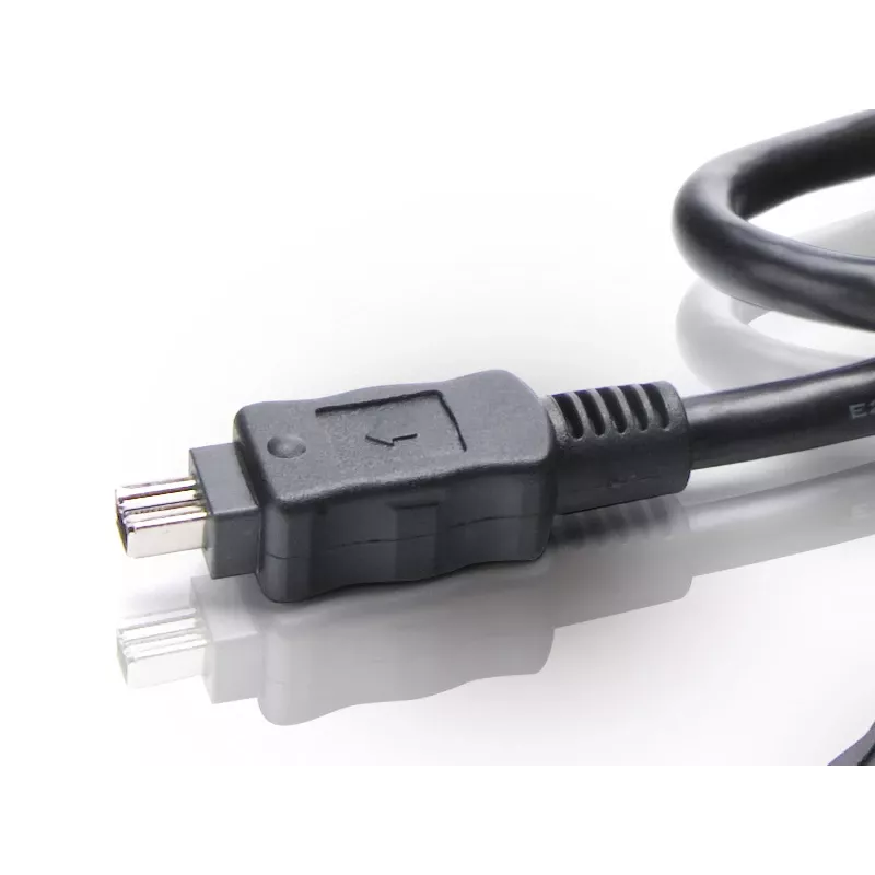 Conceptronic FireWire kabelis 4 kontaktų 1,8 m juodas
