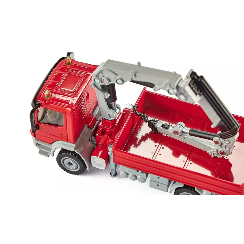 Siku Mercedes Atego su kranu 1:50 metalinis modelis