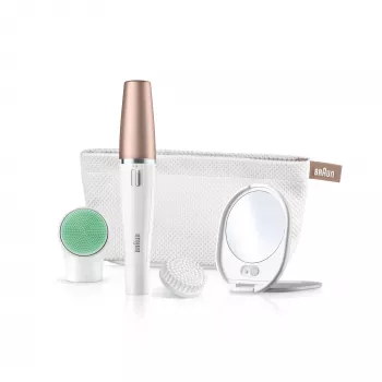 Veido epiliatorius Braun FaceSpa 851V Auksinis Baltas