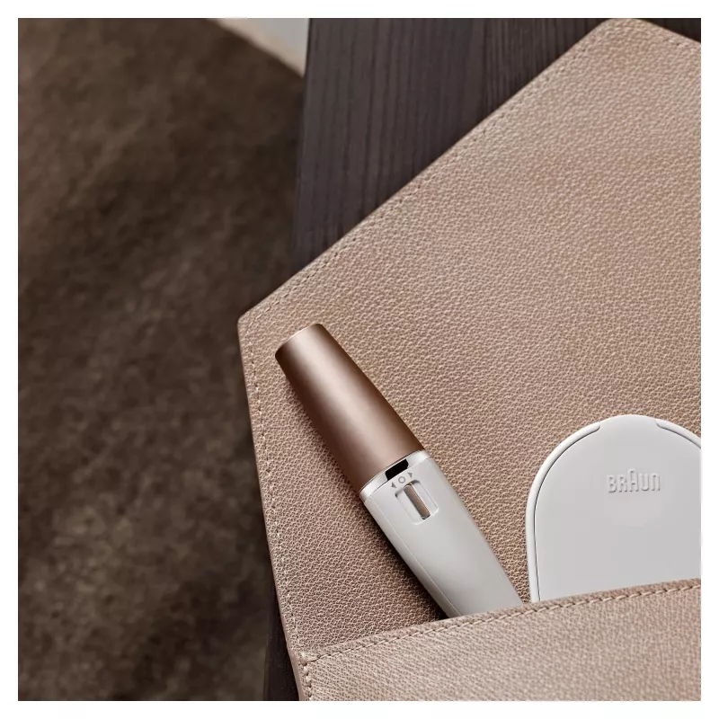 Veido epiliatorius Braun FaceSpa 851V Auksinis Baltas
