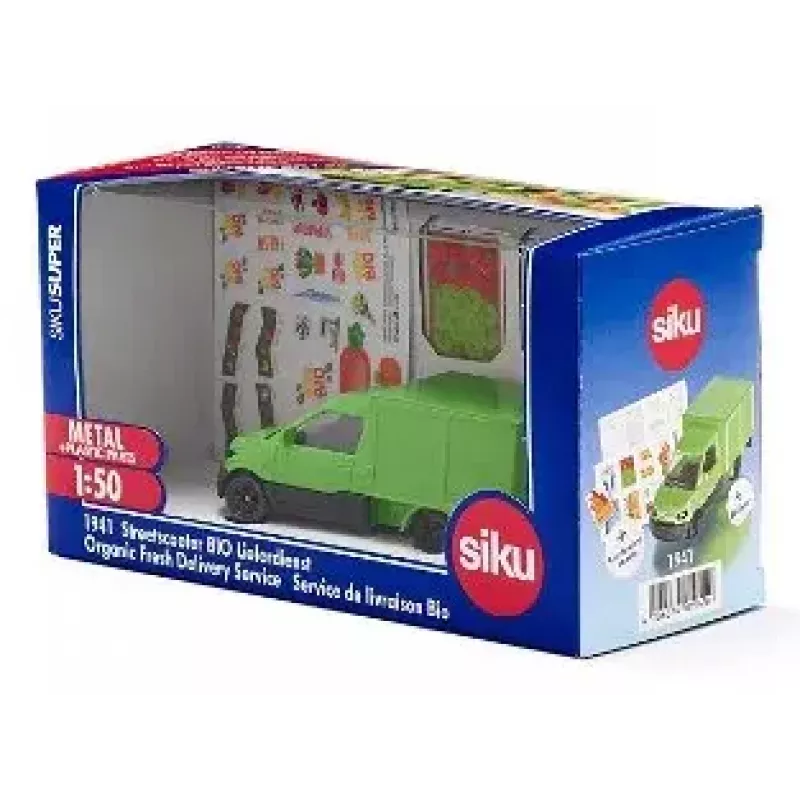 Siku Streetscooter Organic Fresh Delivery Service modelis 1:50, surinktas