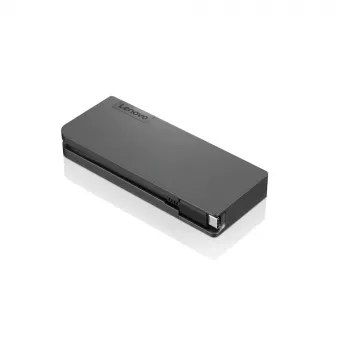 Lenovo 4X90S92381 kelioninis USB-C dokas / prievadų replikatorius, pilka
