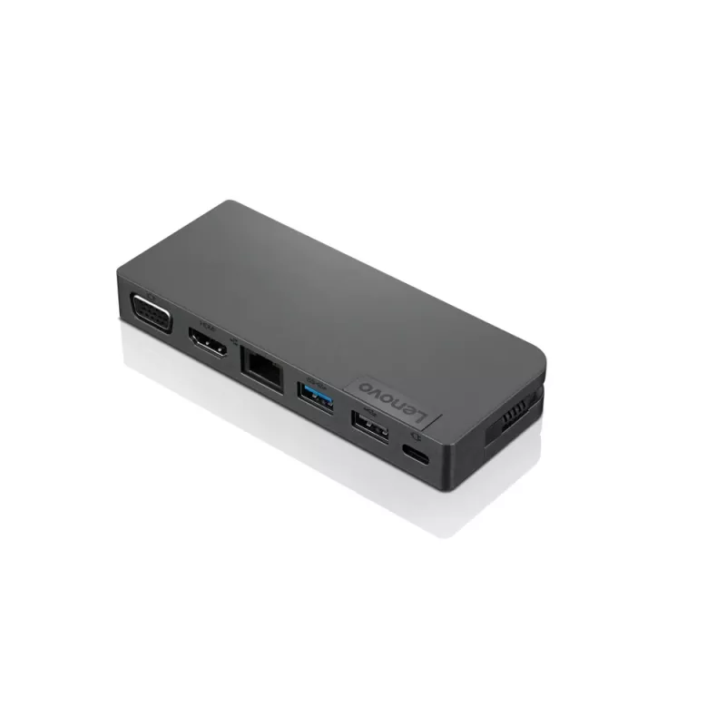 Lenovo 4X90S92381 Powered USB-C Travel Hub doko stotelė, VGA, HDMI, 13 W, Iron Grey