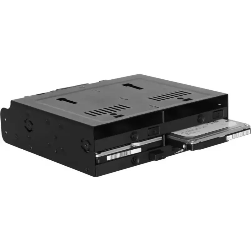 Icy Dock MB014SP-B R1 juodas išimamas rėmelis — 1x 3,5 colio SATA kietojo disko lizdas, karšto keitimo palaikymas