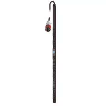 APC NetShelter Metered Rack PDU AP8886, 0U, 3 fazės, 22kW 230V 32A arba 17.3kW 230V 24A, 30x C13 ir 12x C19 lizdai, IEC 309 3P+N+PE laidas