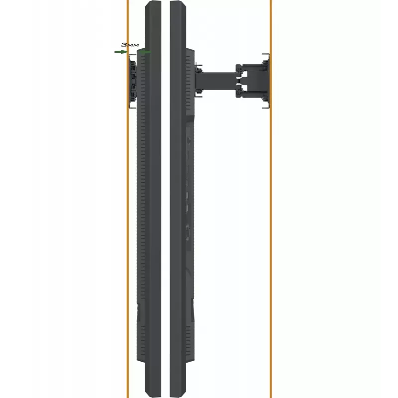 IIyama MD-WM0001 laikiklis skaitmeniniams ekranams 165,1 cm (65 col.) juodas