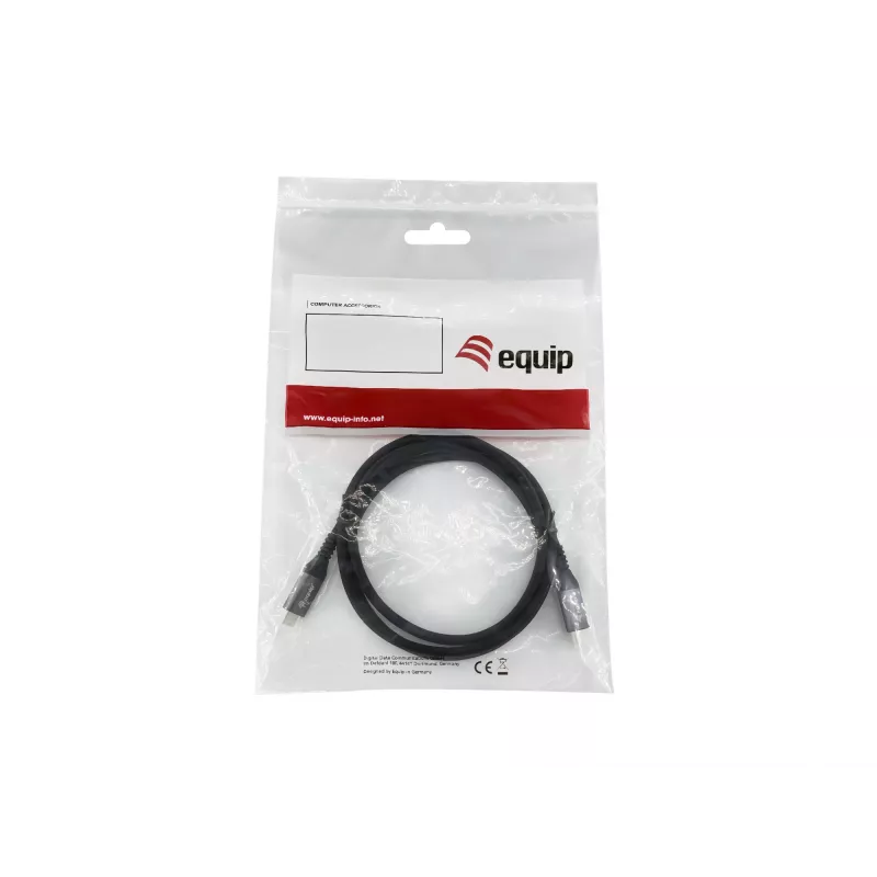 Equip USB 4 Gen 3 C į C laidas, vyriškas/vyriškas, 1,2 m, 8K/60Hz, 40Gbps, PD3.1 240W