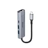 Lindy USB 3.2 Gen 2 Type C šakotuvas su Gigabit Ethernet