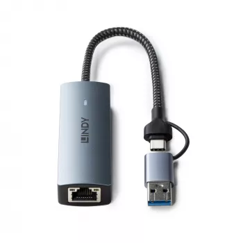 Lindy 43415 USB 3.2 Gen 1 į 5G Ethernet keitiklis