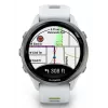Išmanusis laikrodis Garmin Forerunner 970 – 1,4 colio (3,56 cm) AMOLED 454×454, GPS, Wi‑Fi, titano korpusas, silikoninis dirželis (balta/geltona), 56 g
