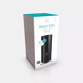 Drėkintuvas Duux Beam Mini 2 Ultragarsinis – 3 L vandens bakas, LED ekranas, Juodas