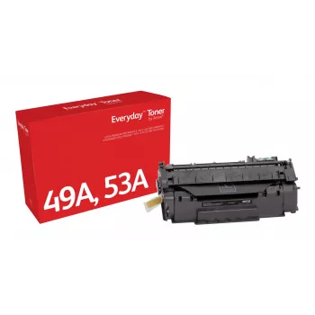 Kasetė „Everyday™ Black Toner by Xerox“, suderinama su HP 49A 53A (Q5949A/ Q7553A), standartinė talpa