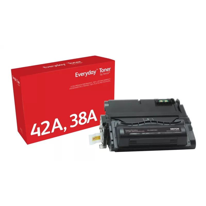Xerox Everyday™ juodas atnaujintas toneris, suderinamas su HP 38A (Q5942A/Q1338A), standartinės talpos
