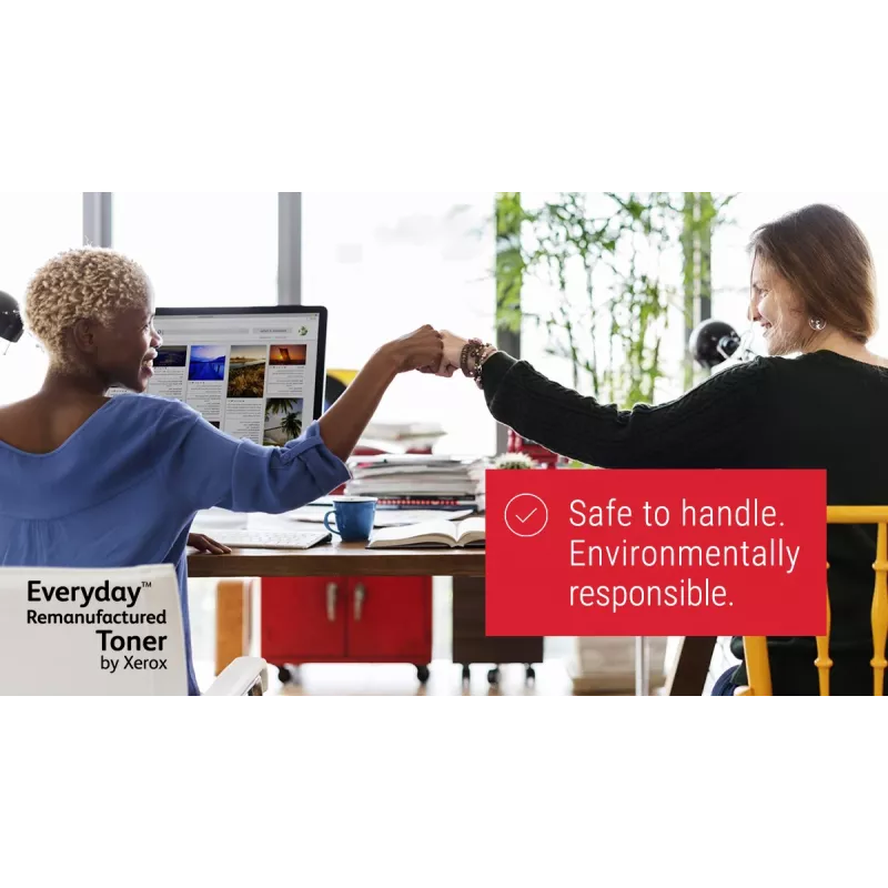 Everyday™ juodas perdirbtas toneris Xerox, suderinamas su HP 655A (CF450A), standartinės talpos