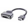Lindy DVI-D lizdas į HDMI kištuką adapteris, 0,2 m
