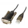 Lindy USB į Serijinį Konverteris Lite, Pilka, Peršviečiama, 1.5 m, USB Type-A, RS-232, Vyriškas, Vyriškas