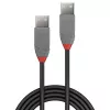Lindy 0,5 m USB 2.0 A-A laidas, Anthra Line