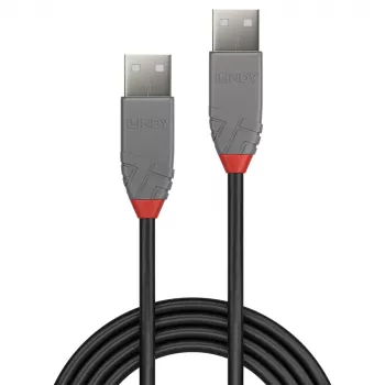 Lindy 1 m USB 2.0 tipo A į A laidas, Anthra Line