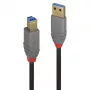 Lindy 3m USB 3.2 A-B laidas, 5Gbps, Anthra Line