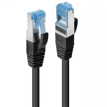 Lindy 47177 tinklo kabelis 1 m Cat6a S/FTP juodas