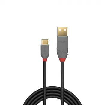 Lindy 2 m USB 2.0 A–C laidas, Anthra Line