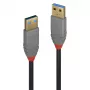 Lindy 3m USB 3.2 A-A laidas, 5Gbps, Anthra Line