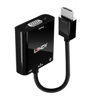HDMI į VGA ir garso keitiklis Lindy 38285