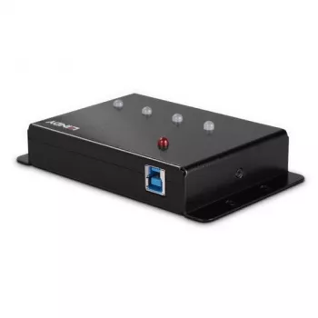 USB 3.0 centrinis įrenginys Lindy 4 prievadų metalinis