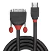 Lindy 5 m HDMI į DVI laidas, juodas, Black Line