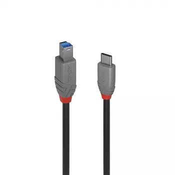 Lindy 3m USB 3.2 Type C į B laidas, Anthra Line