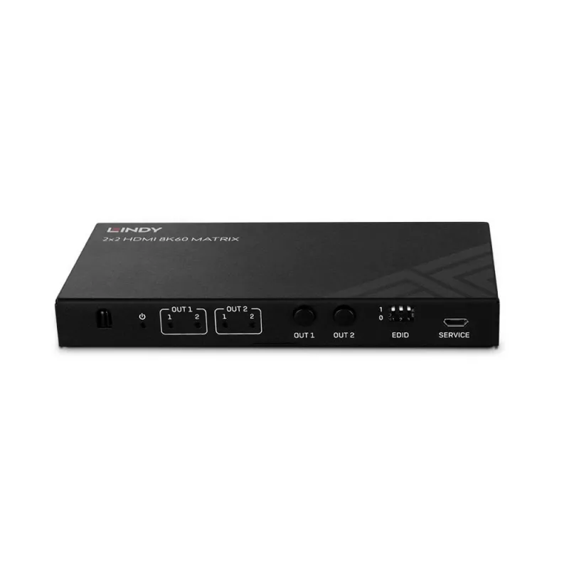 Lindy 38313 HDMI matricinis perjungiklis 2x2 8K60 40 Gbit/s
