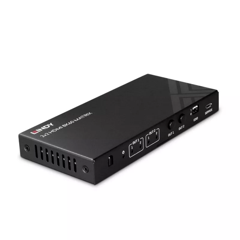 Lindy 38313 HDMI matricinis perjungiklis 2x2 8K60 40 Gbit/s