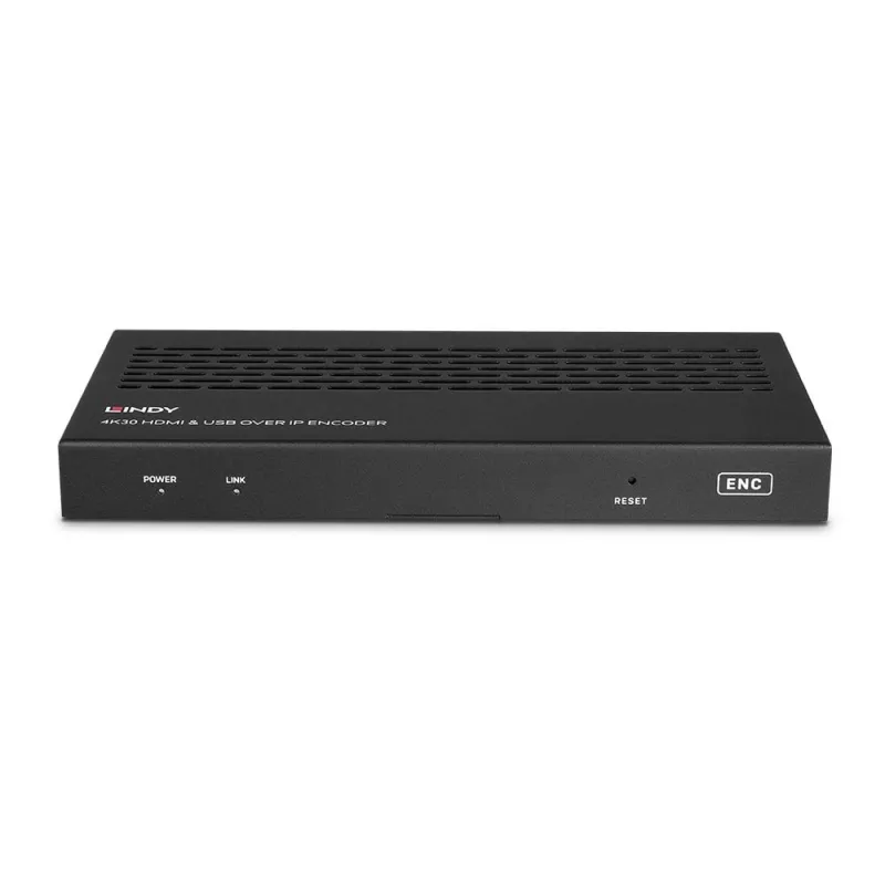 Lindy 38396 4K30 HDMI ir USB per IP kodavimo įrenginys, Multicast ir Videowall, HDMI 2.0, HDCP 2.2, PoE, 100 m