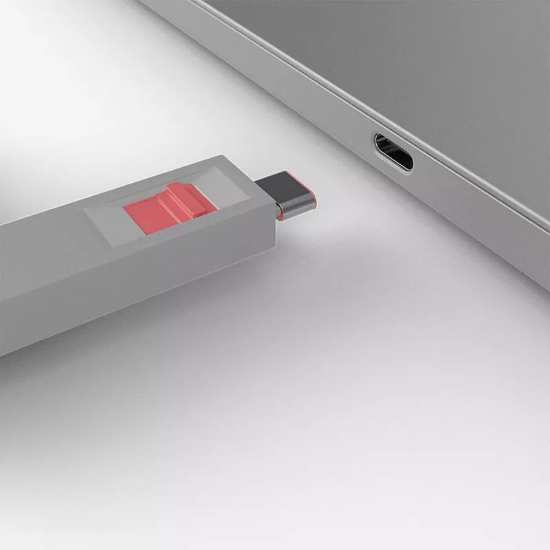 Lindy USB Type C prievado blokavimo raktas, 4 vnt., rožinė