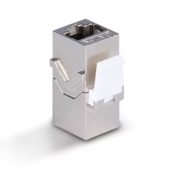 Tinklo jungtis Lindy CAT 6A Kiestone Moteriška Jungtis RJ-45 Plokščia Metalinė 1 vnt.