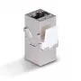 Tinklo jungtis Lindy CAT 6A Kiestone Moteriška Jungtis RJ-45 Plokščia Metalinė 1 vnt.