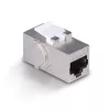 Tinklo jungtis Lindy CAT 6A Kiestone Moteriška Jungtis RJ-45 Plokščia Metalinė 1 vnt.