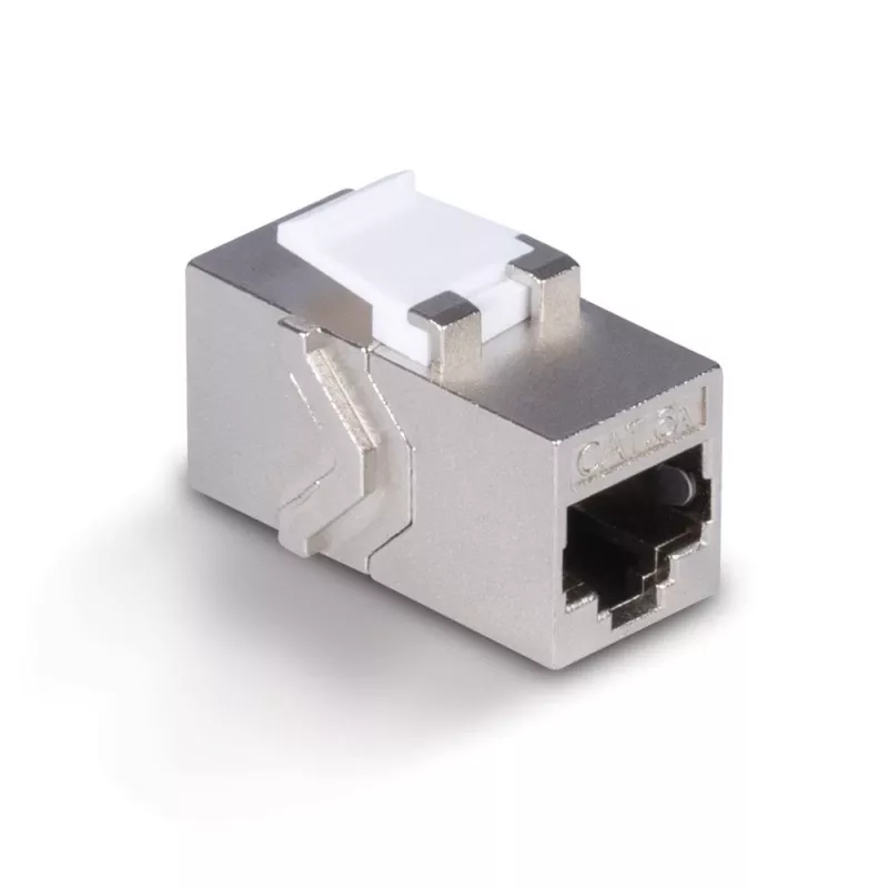 Tinklo jungtis Lindy CAT 6A Kiestone Moteriška Jungtis RJ-45 Plokščia Metalinė 1 vnt.