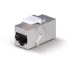 Tinklo jungtis Lindy CAT 6A Kiestone Moteriška Jungtis RJ-45 Plokščia Metalinė 1 vnt.