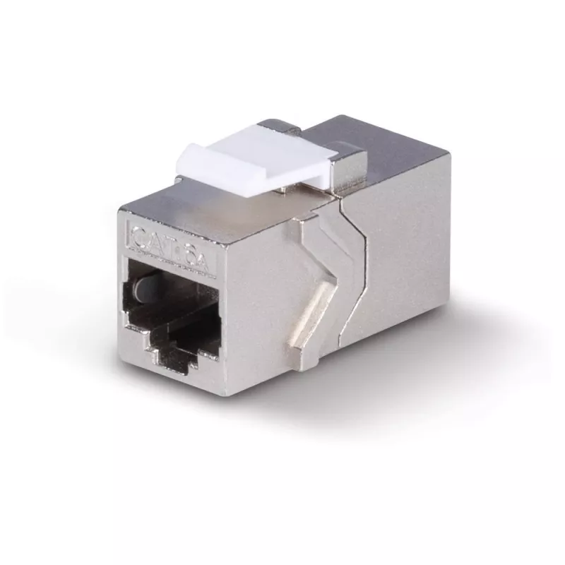 Tinklo jungtis Lindy CAT 6A Kiestone Moteriška Jungtis RJ-45 Plokščia Metalinė 1 vnt.