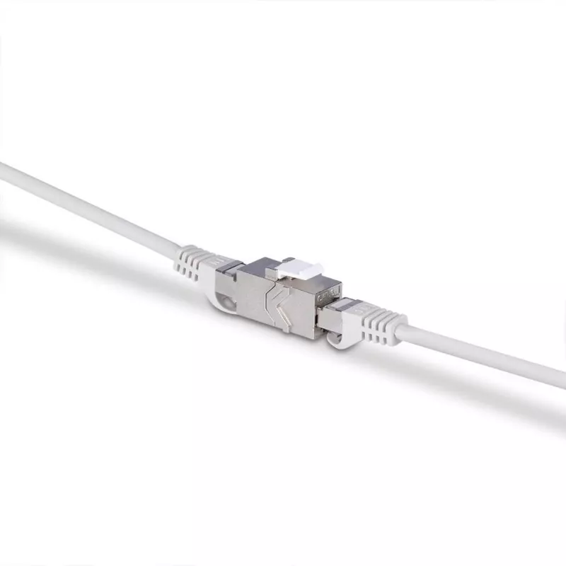 Tinklo jungtis Lindy CAT 6A Kiestone Moteriška Jungtis RJ-45 Plokščia Metalinė 1 vnt.
