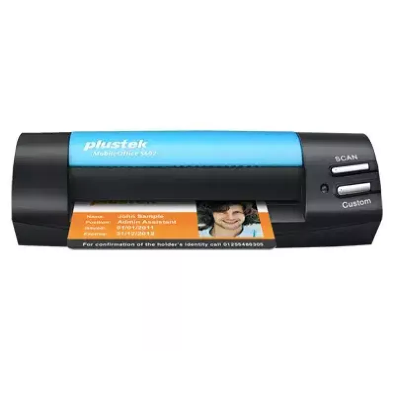 Plustek MobileOffice S602 verslo kortelių skaitytuvas 1200 x 1200 DPI A6 juoda, mėlyna