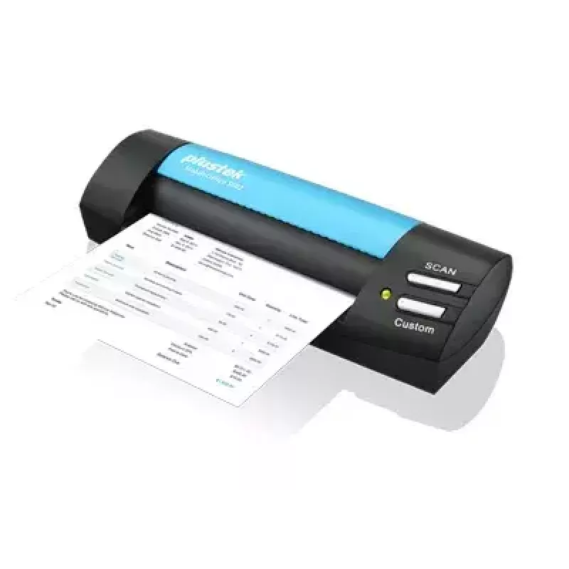 Plustek MobileOffice S602 verslo kortelių skaitytuvas 1200 x 1200 DPI A6 juoda, mėlyna