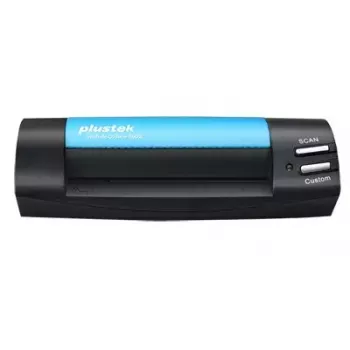 Plustek MobileOffice S602 verslo kortelių skaitytuvas 1200 x 1200 DPI A6 juoda, mėlyna