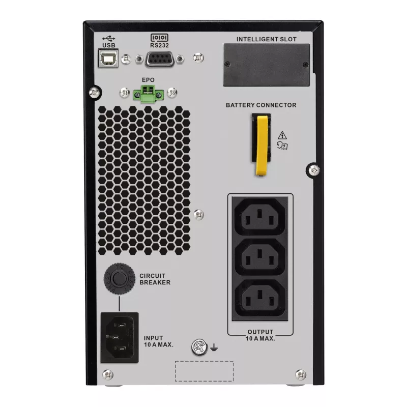 APC SRV1KI-E nepertraukiamo maitinimo šaltinis (UPS) Dvigubos konversijos (Online) 1 kVA 900 W 3 AC lizdai