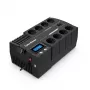 Nepertraukiamo maitinimo šaltinis CYBERPOWER BR700ELCD, linijinis-interaktyvus 0,7 kVA (420 W), 8x CEE 7/3 lizdai, LCD, AVR